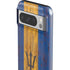 Barbados Flag Dark Wood Google Pixel 8 Pro Impact Case